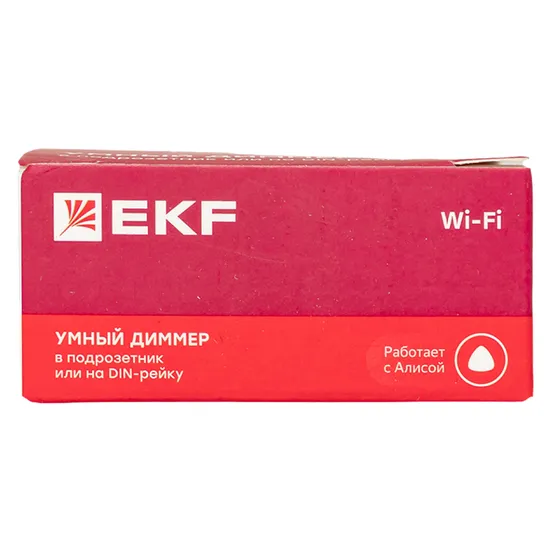 Умный диммер в подрозетник 2-канальный Wi-Fi EKF Connect