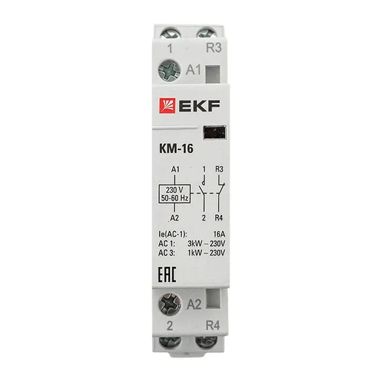Контактор модульный КМ 16А NО+NC (1 мод.) EKF PROxima