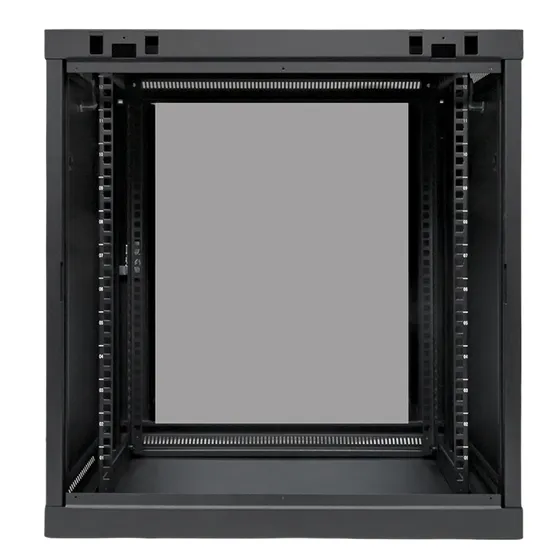 Шкаф настенный 19" TERACOM PRO 12U 600х450 мм дверь стеклянная с замком-ручкой чёрный