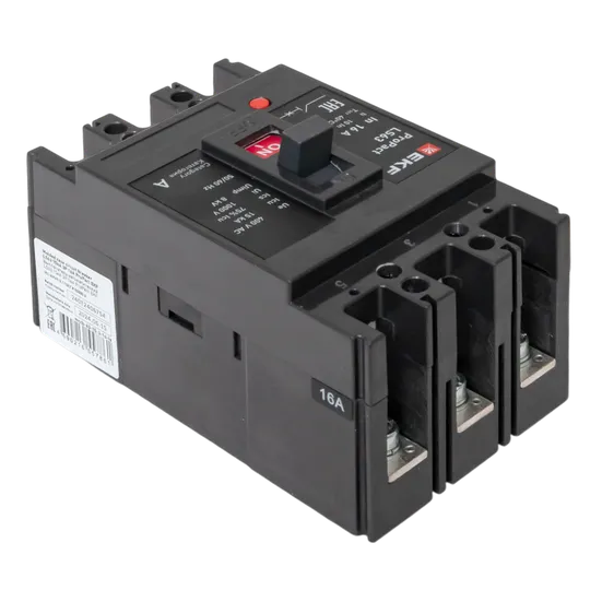 Автоматический выключатель LS63 15кА 3P 16А ProPact EKF