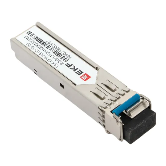 SFP модуль 2,5 Гбит одинарное одномодовое оптоволокно 1310нм дальность 20км TSX EKF