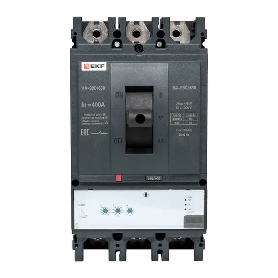 Выключатель автоматический ВА-99C 630/400А 3P 45кА EKF