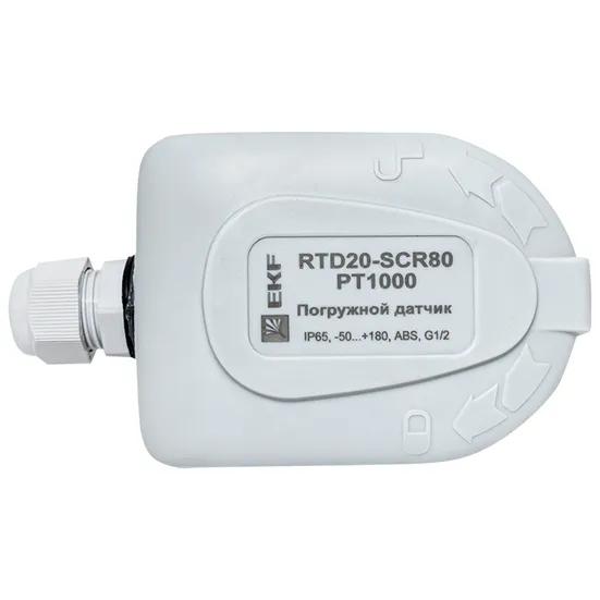Ввинчиваемый датчик температуры 80 мм EKF RTD20-SCR80-PT1000