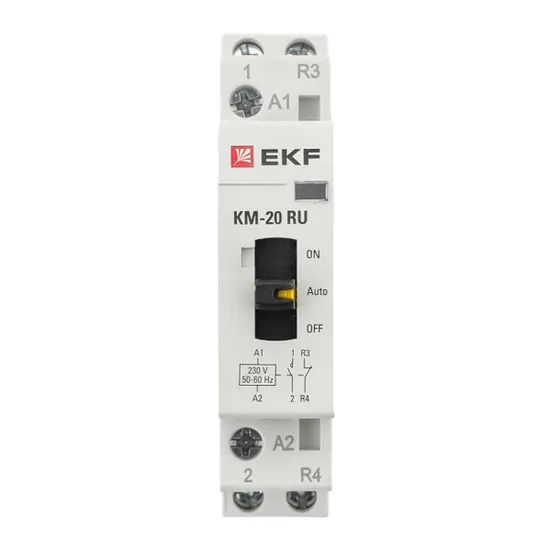 Контактор модульный КМ РУ 20А 1NO+1NC (1 мод.) EKF PROxima