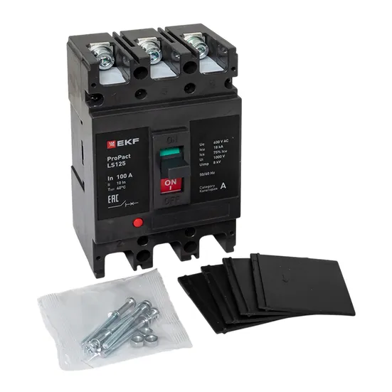 Автоматический выключатель LS125 18кА 3P 100А ProPact EKF