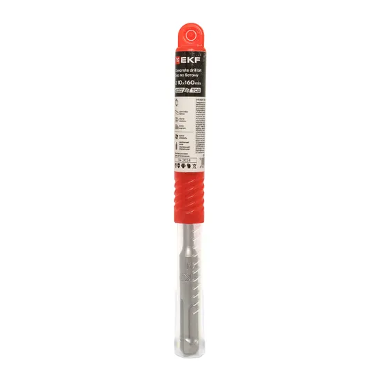 Бур по бетону SDS-plus 10х160 мм (4 резца) EKF Professional