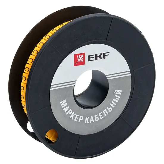 Маркер кабельный 4,0 мм2 "C" (500 шт.) (ЕС-2) EKF PROxima