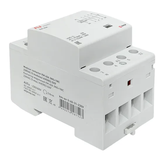 Контактор модульный КМ 40А 3NO+1NC 230VAC (3 мод.) AVERES EKF