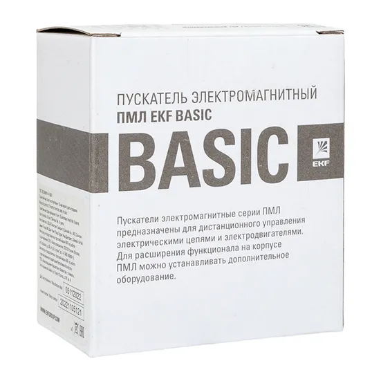 Пускатель электромагнитный серии ПМЛ-1160М 9А 400В EKF Basic