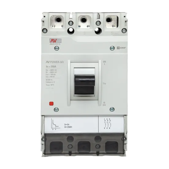 Автоматический выключатель AV POWER-3/3 250А 100kA TR EKF AVERES