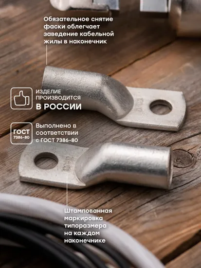 Наконечник медный луженый ТМЛ 120-12-17 EKF PROxima
