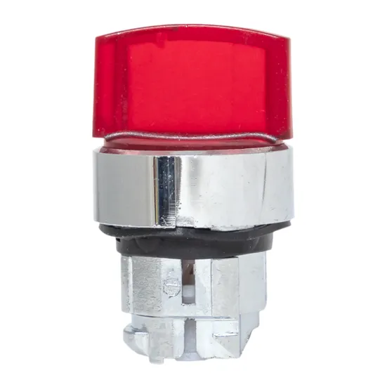 Исполнительный механизм переключателя ХB4 красный на 3 положения возвратный без фиксации, с подсветкой с короткой ручкой EKF PROxima