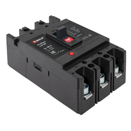 Автоматический выключатель LS125 18кА 3P 20А ProPact EKF