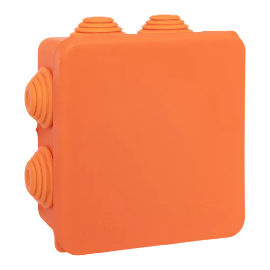 Коробка огнестойкая E45 85х85х40мм с клеммниками 6 полюсов 0,5-4мм2 IP55 HF EKF