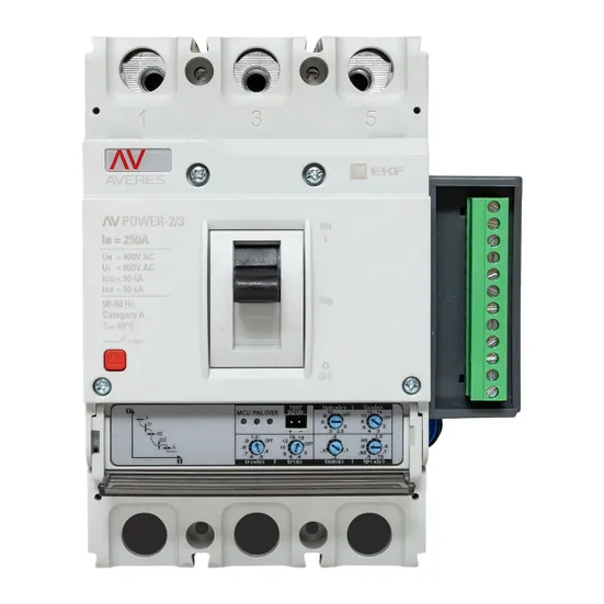 Автоматический выключатель AV POWER-2/3 250А 50kA ETU2.2 EKF AVERES