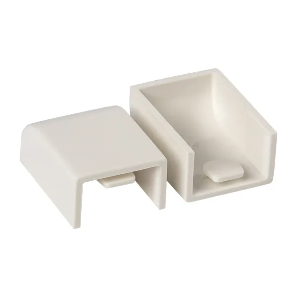 Заглушка (25х16) (4 шт) белая EKF-Plast