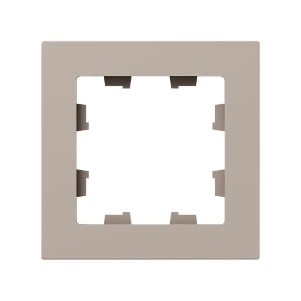 1 - местная рамка, кремовая, пластик Эпика EKF