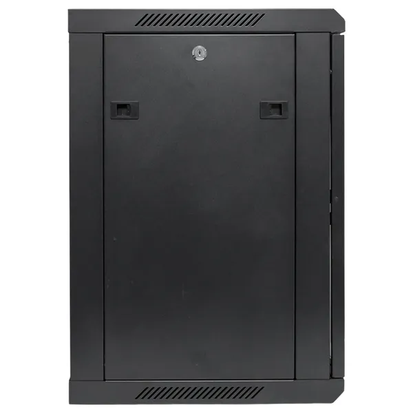 Шкаф настенный 19" TERACOM PRO 12U 600х450 мм дверь стеклянная с замком-ручкой чёрный
