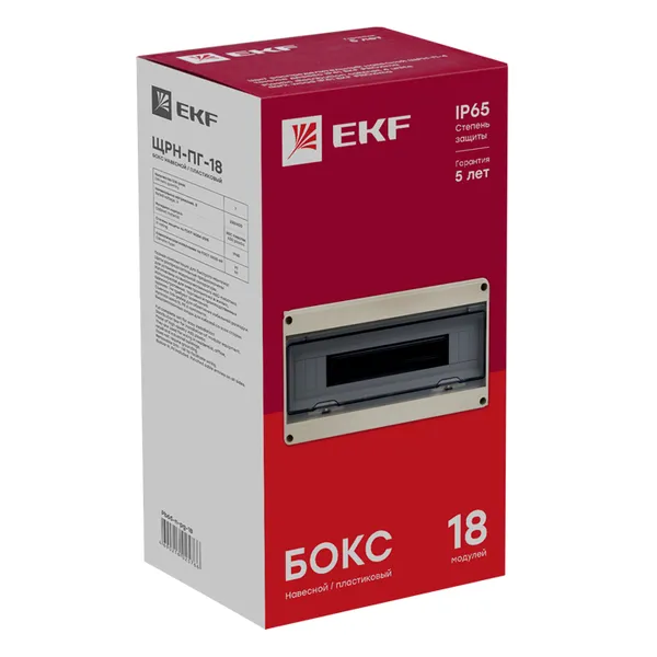 ЩРН-ПГ-18 (199х366х106) IP65 PROXIMA EKF