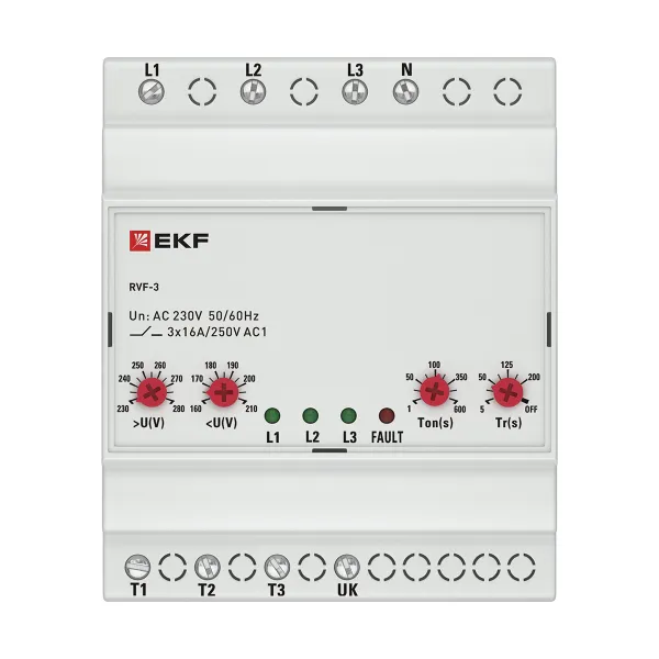 Реле выбора фаз RVF-3 EKF