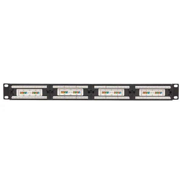 Патч-панель TERACOM PRO 19'' Cat.5E 1U неэкранированная UTP 24 порта RJ-45 Dual IDC