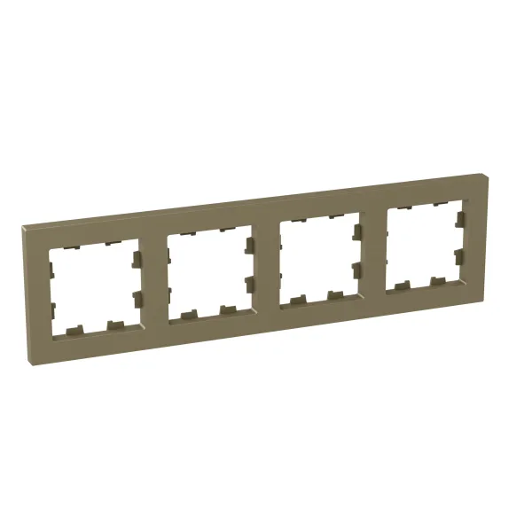 4 - местная рамка, шампань, пластик Эпика EKF