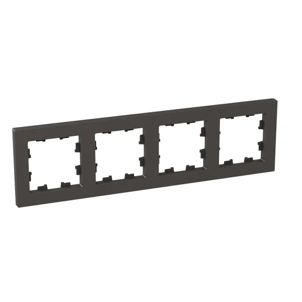 4 - местная рамка, мокко, пластик Эпика EKF