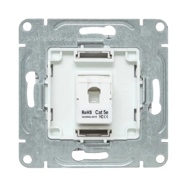 Механизм розетки RJ45 (cat5), шампань Эпика EKF