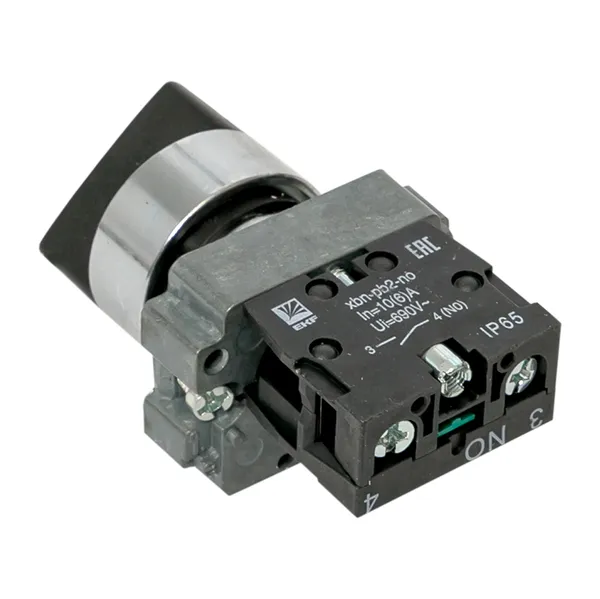 Переключатель BD21 2P короткая ручка NO IP65 EKF PROxima