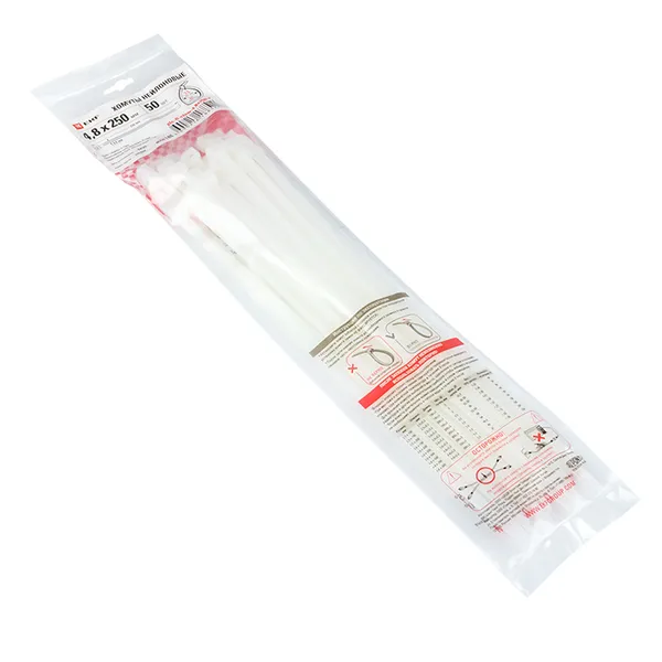 Хомут P6.6 стандартный (б), 4.8x250 (100шт) FlexLock EKF