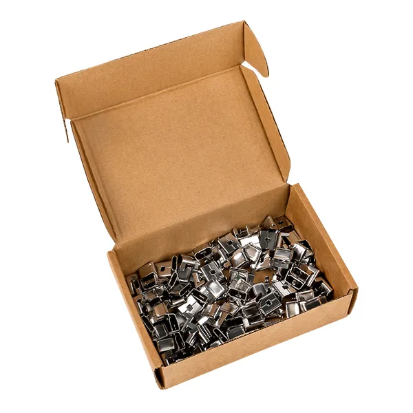 Скрепа для ленты C12 без зубьев (100шт.) EKF PROxima