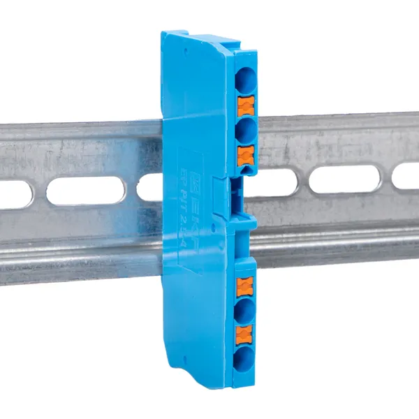 Заглушка для 2.5 Push-in 4 вывода синяя