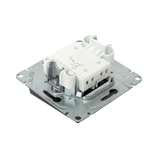 Механизм выключателя, двухклавишный, графит Эпика EKF