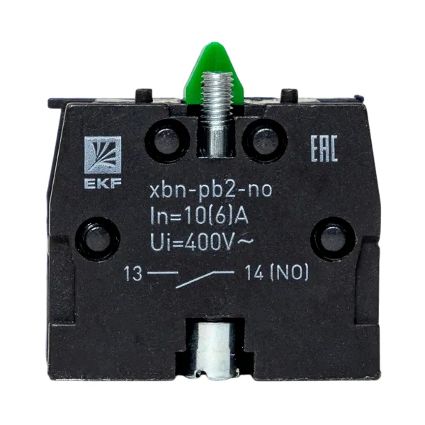 Контакт дополнительный XB-2 NO зеленый EKF PROxima