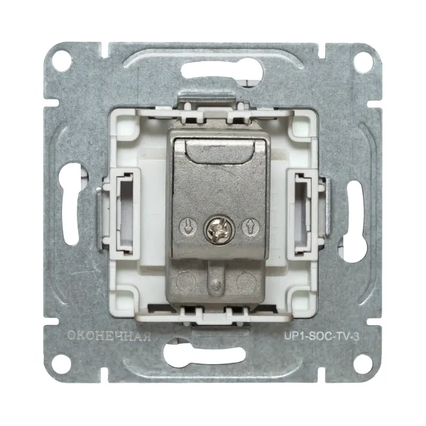 Механизм розетки TV, оконечная, шампань Эпика EKF