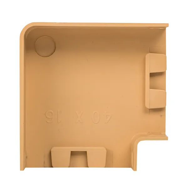 Поворот 90 гр. (40х16) (4 шт) светлое дерево EKF-Plast