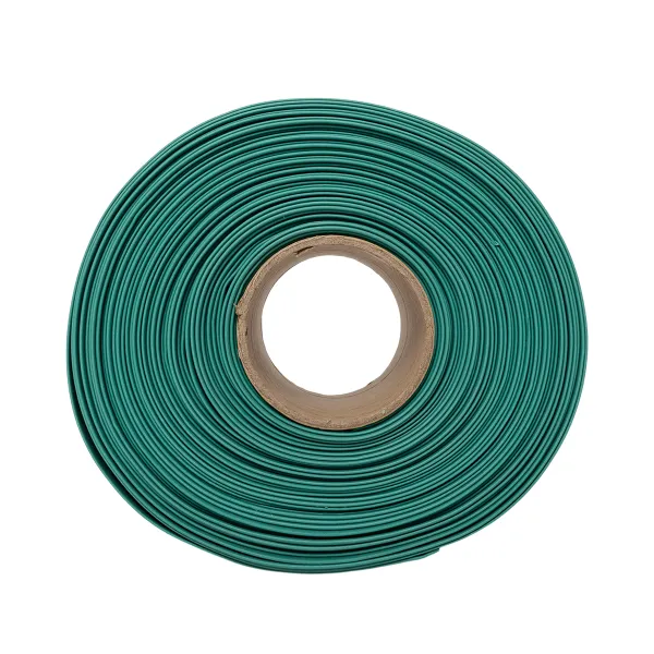 Термоусаживаемая трубка ТУТ нг 100/50 зелёная рулон EKF PROxima