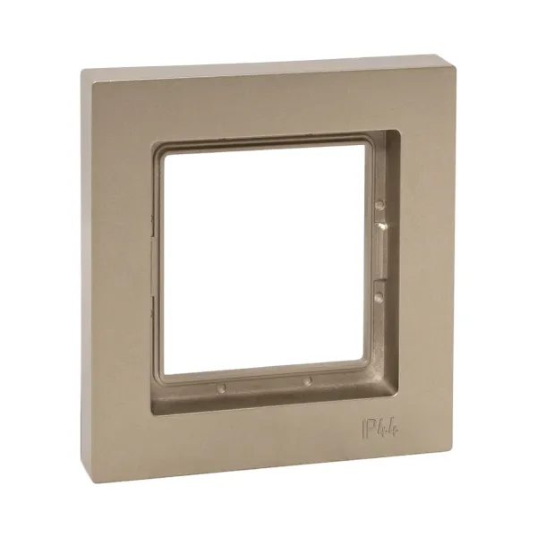 1 - местная рамка, IP44, шампань, пластик Эпика EKF