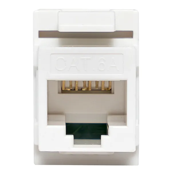 Модуль Keystone TERACOM CS Cat.6A неэкранированный 110 IDC 180 градусов самозажимной (Toolless) оранжевый