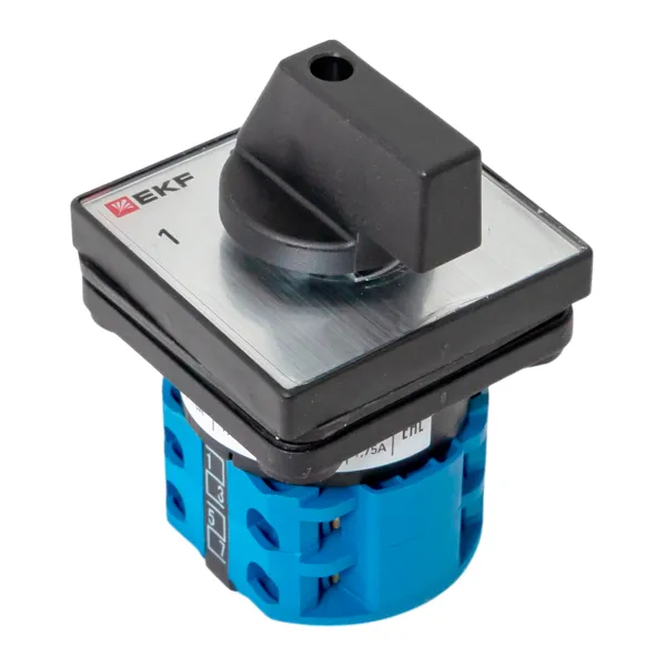 Переключатель кулачковый ПК-1-42 10А 2P «1-0-2» IP65 EKF