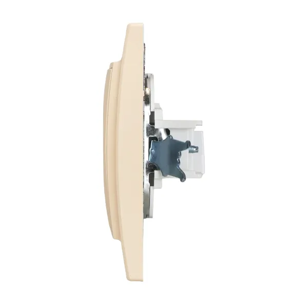 Розетка RJ-45 1-мест. СП бежевый Минск EKF