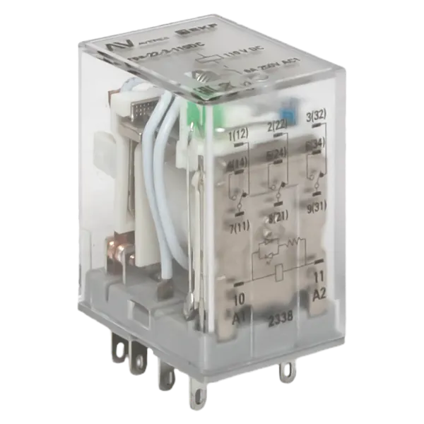 Реле промежуточное RPA 22/3 6A 110В DC EKF AVERES
