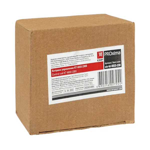 Катушка управления КТ-6033 230В EKF PROxima