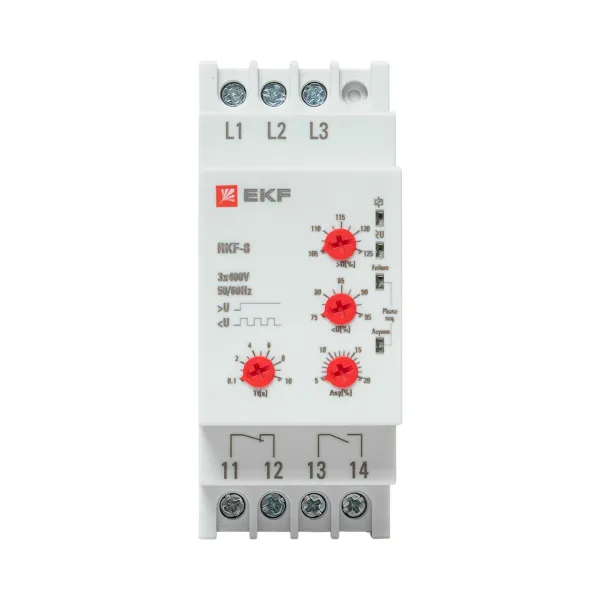 Реле контроля фаз многофункциональное RKF-8 EKF PROxima