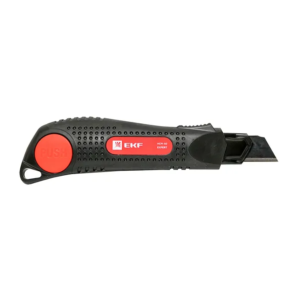 Нож строительно-монтажный 18 мм НСМ-50 (18мм)(SK4) Heavy Duty (до 25 кг) EKF Expert