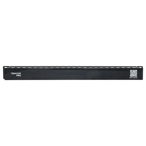 Кабельный органайзер TERACOM PRO с крышкой 19" 1U пластиковый черный
