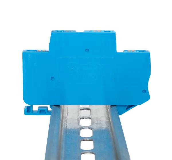 Заглушка для пружинной двухуровневой 2.5 Push-in синяя