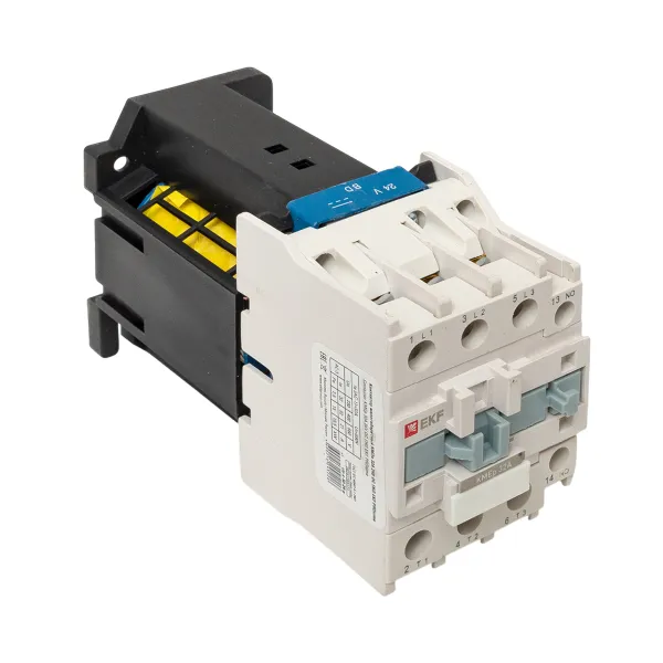 Контактор КМЭп малогабаритный 32А 24В DC 1NO EKF PROxima
