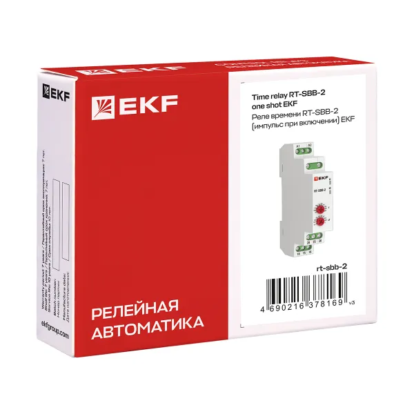 Реле времени RT-SBB-2 (импульс при включении) EKF PROxima