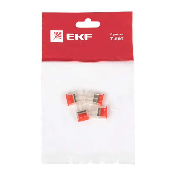 Клемма СМК 2273-242 (с пастой) 2 отверстия 0,5-2.5мм2 (4шт.) EKF PROxima